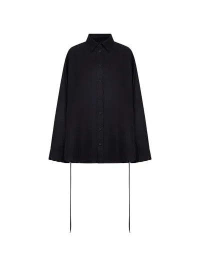 Balenciaga Buttoned Shirt In Black