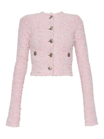 BALENCIAGA CÁRDIGAN - COLOR CARNE Y NEUTRAL
