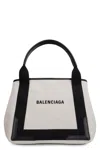 Balenciaga Cabas Canvas Tote Bag In Green
