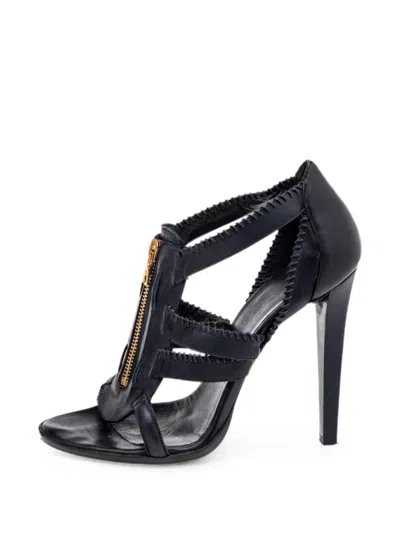 Pre-owned Balenciaga Leather Sandals In Blue