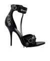Balenciaga Cagole 110mm Sandals In Black