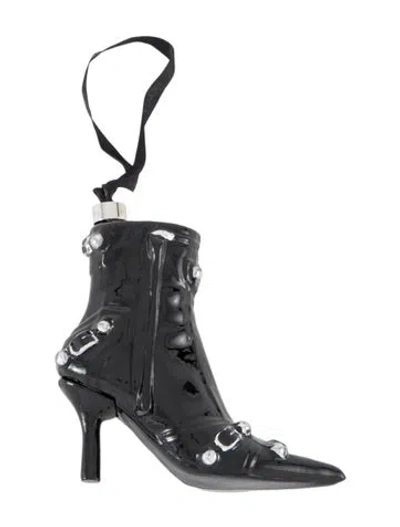 Pre-owned Balenciaga Cagole Ankle Boot Ornament In Black