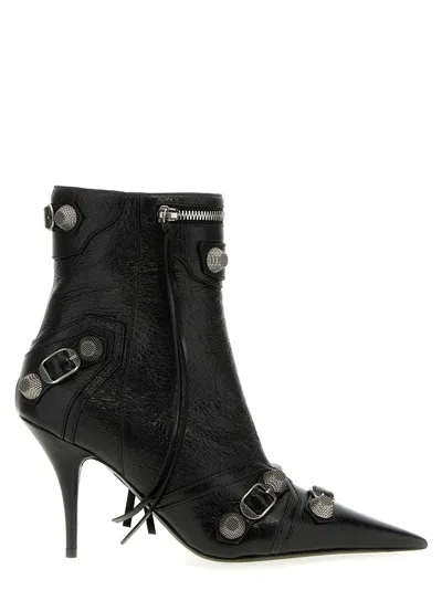 Balenciaga 'cagole' Ankle Boots In Black