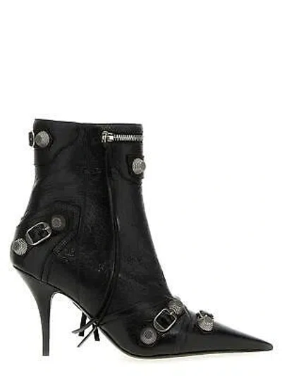 Pre-owned Balenciaga 'cagole' Ankle Boots In Black