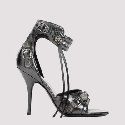 Balenciaga Cagole H110 Sandals In Grey