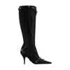 Balenciaga Cagole H90 Boots In Black