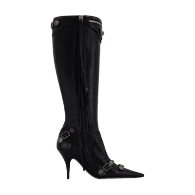 Balenciaga Cagole H90 Boots In Black