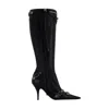 Balenciaga Cagole H90 Boots In Black