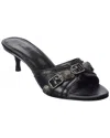 Balenciaga Sandali Cagole Donna Pelle Nero In Multi