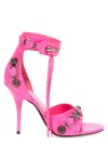 Balenciaga Cagole 110mm Sandals In Pink