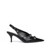 Balenciaga Cagole Slingback Pumps Women In Black