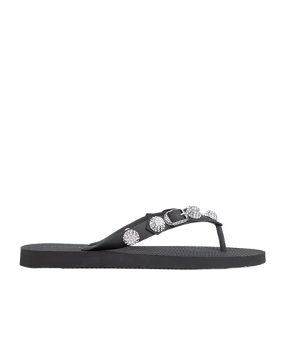 BALENCIAGA BALENCIAGA CAGOLE STUDDED THONG SANDALS