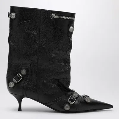 BALENCIAGA BALENCIAGA CAGOLE WIDE BLACK ANKLE BOOT WOMEN