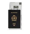 Balenciaga Black Passport Long 1 Ticket Wallet In Black
