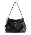 Balenciaga Calfskin Rodeo Messenger Bag In Black