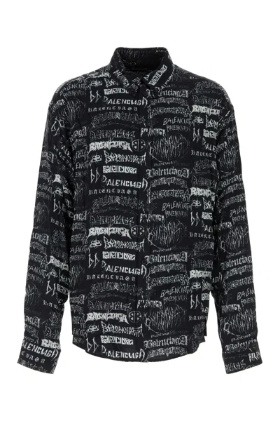 Balenciaga Camicia In Black