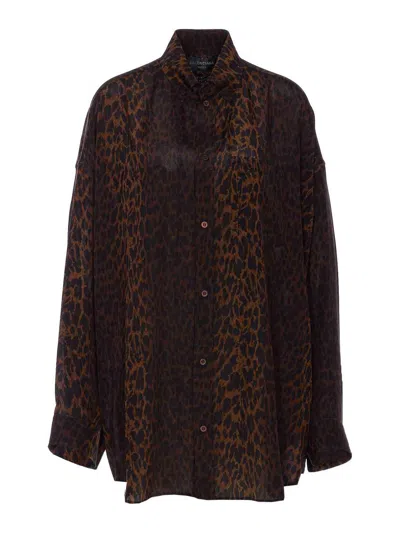 BALENCIAGA LEOPARD PRINT SHIRT