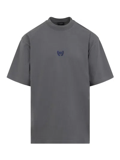 BALENCIAGA CAMISETA - GRIS OSCURO