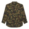 Balenciaga Camouflage Fitted Shirt 'green'