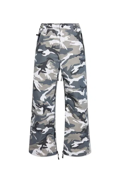 Balenciaga Camouflage Printed Ski Straight In Multi