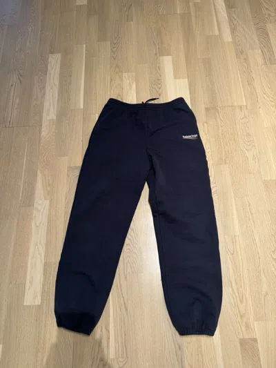 Pre-owned Balenciaga Campaign Joggers In Navy