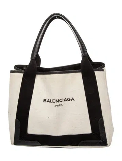 Pre-owned Balenciaga Canvas Cabas S
