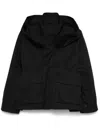 Balenciaga Nylon Zipped Jacket In Black