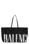 Balenciaga Logoed Tote Bag In Black