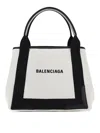 Balenciaga Canvas Tote Bag In White