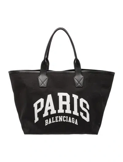 Pre-owned Balenciaga Canvas Tote In Black
