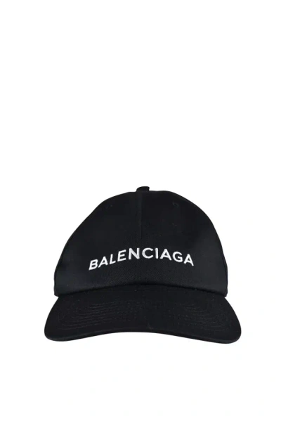 Balenciaga Cap In Black