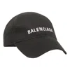 Balenciaga Cap 'black White' In Multi