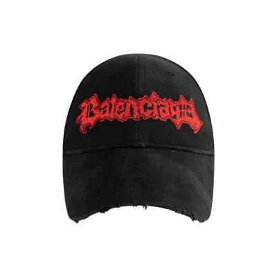 Pre-owned Balenciaga Cap 'faded Black' | Men's Size L