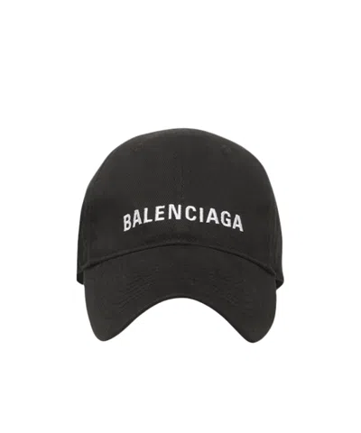 Balenciaga Cap In Black/white