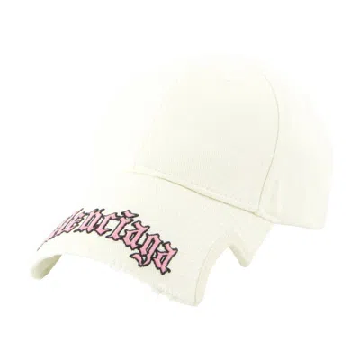 Balenciaga Cap In White