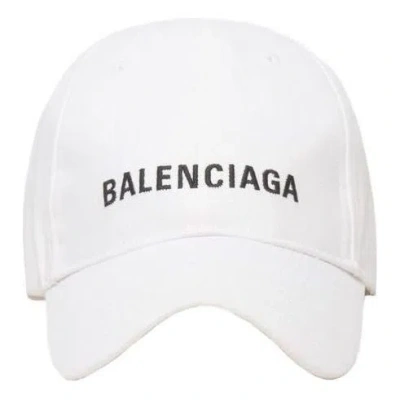 Balenciaga Cap 'white Black'