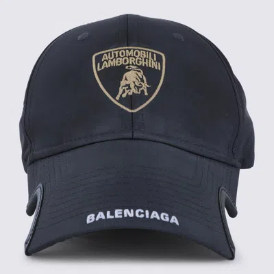 BALENCIAGA BALENCIAGA BLACK LAMBORGHINI BASEBALL CAP