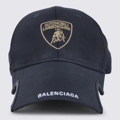 BALENCIAGA BALENCIAGA BLACK LAMBORGHINI BASEBALL CAP