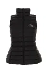 Balenciaga Sleeveless Quilted High Neck Jacket
