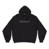 Balenciaga Caps Destroyed Hoodie 'black'