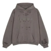 Balenciaga Caps Destroyed Hoodie 'tan' In Gray