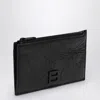 Balenciaga Card Case With Coin Purse In Black