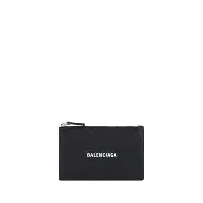 Balenciaga Card Holder In Black