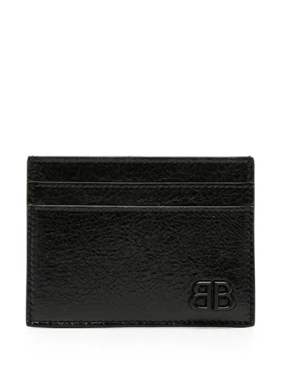 Balenciaga Card Holder Crafted With Arena Leather