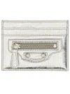 Balenciaga Card Holder "le City" In Silver