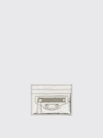 Balenciaga Card Holder Le City In Silver