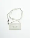 Balenciaga Card Holder With Strap In White