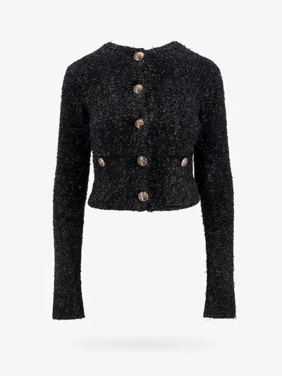 Balenciaga Moncler Grenoble Dark Beige Bonnieure Bomber Jacket In Black