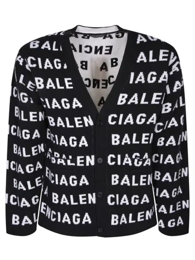 Balenciaga Cardigans In Black