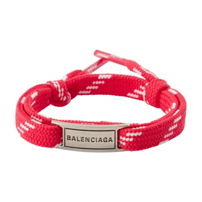 Balenciaga Cargo Bracelet  Metal Pink In Red